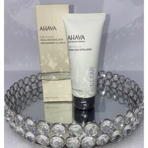 AHAVA - Time To Clear Facial Mud Exfoliator 3.4 oz. New! Fast Shipping!